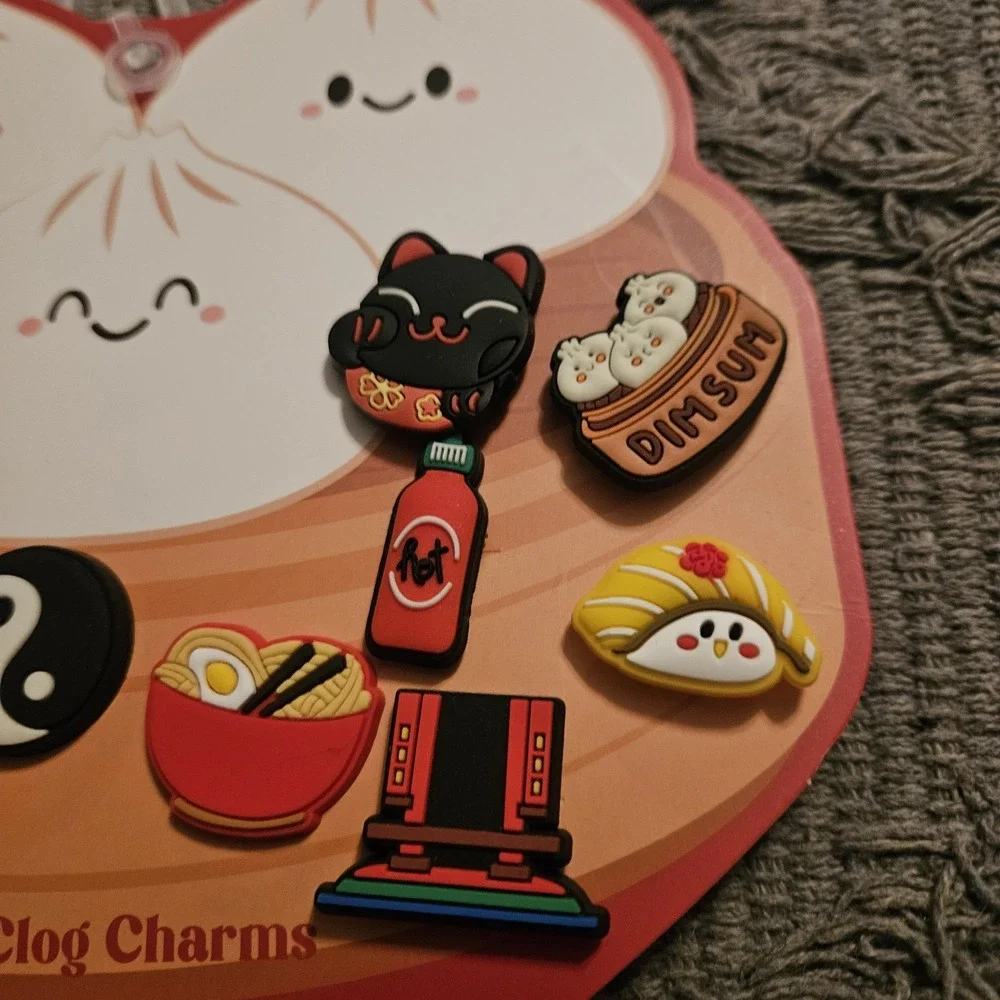 The‎ Spring Shop HL 12 Piece Clog/ Croc Charms New Ramen Theme
